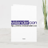 Mall Santa Feestdagen Kaart (Achterkant)