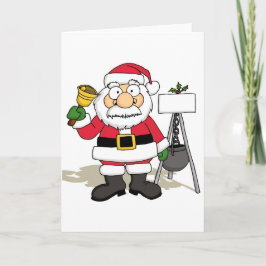 Mall Santa Feestdagen Kaart