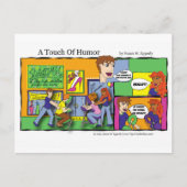 Mall-spreukstrip "A touch of Humor" Briefkaart (Voorkant)