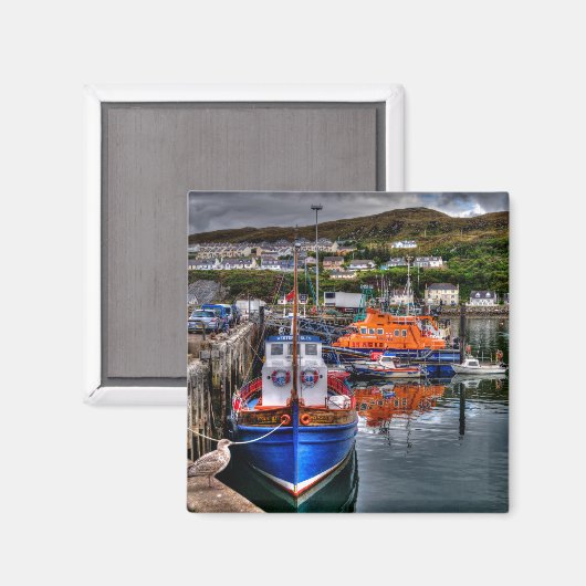 Mallaig, Schotse magneet (Voorkant / Achterkant)