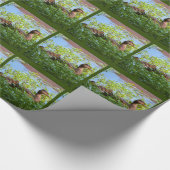 Mallard and Ducklings-Swimming by Shirley Taylor Cadeaupapier (Hoek)