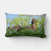 Mallard and Ducklings-Swimming by Shirley Taylor Kussen (Achterkant)