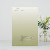Mallard Drake Custom Stationery Briefpapier (Staand voorkant)