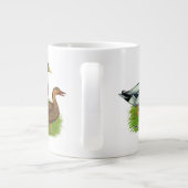 Mallard Drake en Duck Grote Koffiekop (Achterkant)
