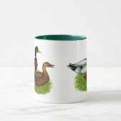 Mallard Drake en Duck Mok (Midden)