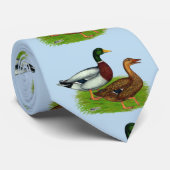 Mallard Drake en Duck Stropdas (Opgerold)