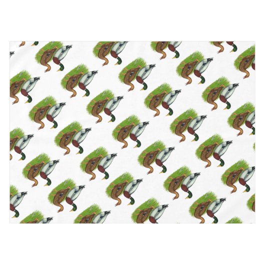 Mallard Drake en Duck Tafelkleed (Voorkant (Horizontaal))