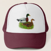 Mallard Drake en Duck Trucker Pet (Voorkant)