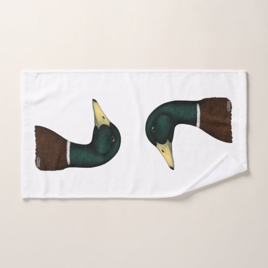 Mallard Drake Head Bad Handdoek (Handdoek)