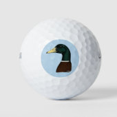 Mallard Drake Head Golfballen (Voorkant)