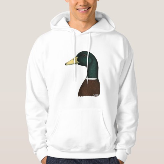 Mallard Drake Head Hoodie (Voorkant)