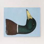 Mallard Drake Head Legpuzzel (Horizontaal)