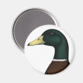 Mallard Drake Head Magneet (Voorkant / Achterkant)