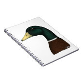 Mallard Drake Head Notitieboek (Rechterzijde)