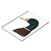 Mallard Drake Head Notitieboek (Linkerzijde)