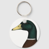 Mallard Drake Head Sleutelhanger (Voorkant)