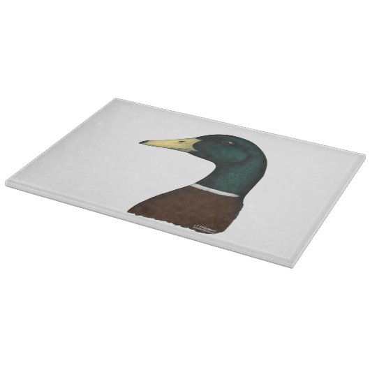 Mallard Drake Head Snijplank (Hoek)
