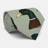 Mallard Drake Head Stropdas (Opgerold)
