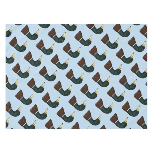 Mallard Drake Head Tafelkleed (Voorkant (Horizontaal))