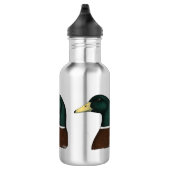 Mallard Drake Head Waterfles (Rechts)