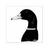 Mallard Drake Head Zelfinktende Stempel (Design)