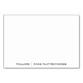 Mallard Drake Kaart (Achterkant)