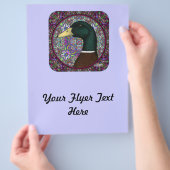 Mallard Drake Mosaic Circle Flyer (Hand)