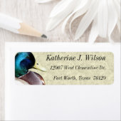 Mallard Drake persoonlijke mailinglabels Etiket (Insitu)