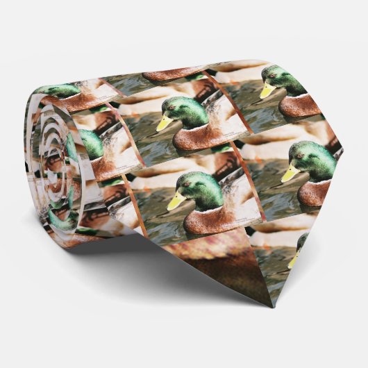 Mallard Drake Stropdas (Opgerold)