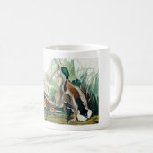 Mallard Duck, 1834, Uit de vogels van Amerika Koffiemok (Voorkant rechts)