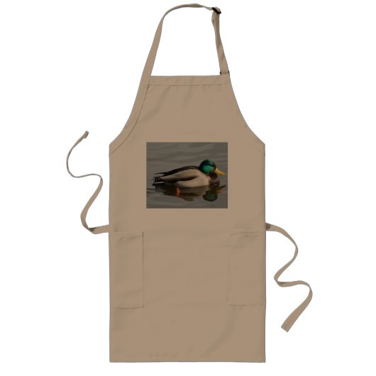 Mallard Duck Apron Lang Schort (Voorkant)