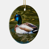 Mallard Duck Artistic Portret Keramisch Ornament (Rechts)