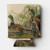 Mallard Duck Audubon Bird Painting Blikjeskoeler (Achterkant)