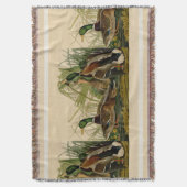 Mallard Duck Audubon Bird Painting Deken (Voorkant Verticaal)