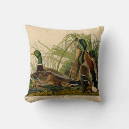 Mallard Duck Audubon Bird Painting Kussen