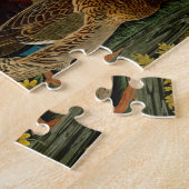 Mallard Duck Audubon Bird Painting Legpuzzel (Zijkant)