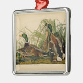 Mallard Duck Audubon Bird Painting Metalen Ornament (Links)