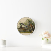 Mallard Duck Audubon Bird Painting Ronde Klok (Huis)