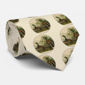 Mallard Duck Audubon Bird Painting Stropdas (Opgerold)