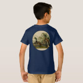 Mallard Duck Audubon Bird Painting T-shirt (Achterkant volledig)