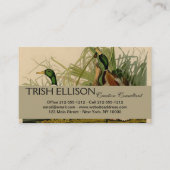 Mallard Duck Audubon Bird Painting Visitekaartje (Voorkant)