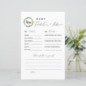 Mallard Duck Baby Predications and Advice Kaart (Staand voorkant)