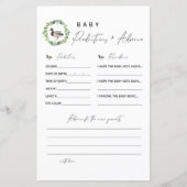 Mallard Duck Baby Predications and Advice Kaart (Voorkant)