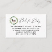 Mallard Duck Baby shower Books for Baby Cards Informatiekaartje (Voorkant)