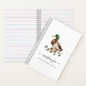 Mallard Duck Baby Shower Guest Book Notitieboek (Binnen)