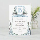 Mallard Duck Baby shower Invitation Kaart (Staand voorkant)