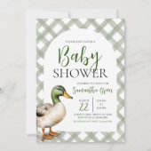 Mallard Duck Baby shower Kaart (Voorkant)