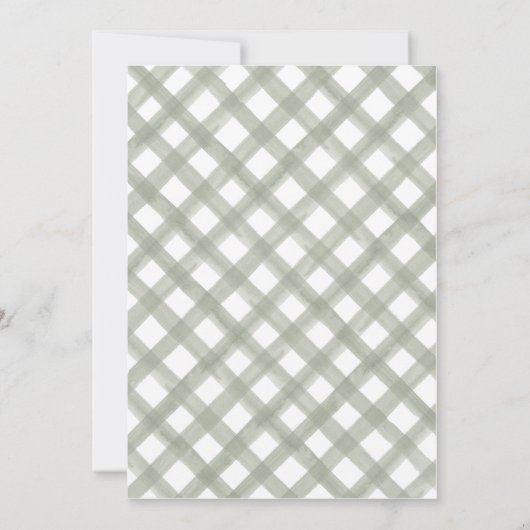 Mallard Duck Baby shower Kaart (Achterkant)