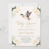 Mallard Duck Baby shower Kaart (Voorkant)