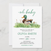 Mallard Duck Baby shower Kaart (Voorkant)